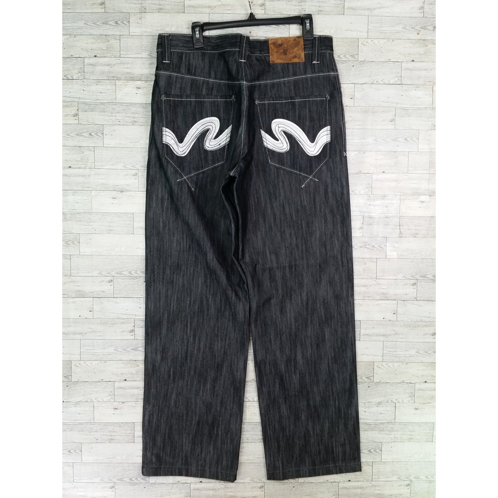 Men's South Pole Relaxed Fit Black Jeans - Vintage Y2K Sz 36/33